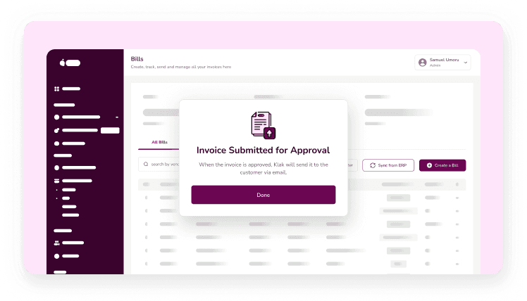 Approval workflows